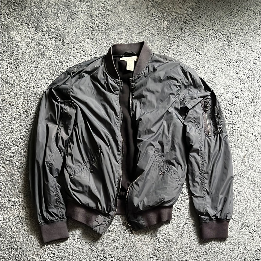 Men's Black Bomber Jacket